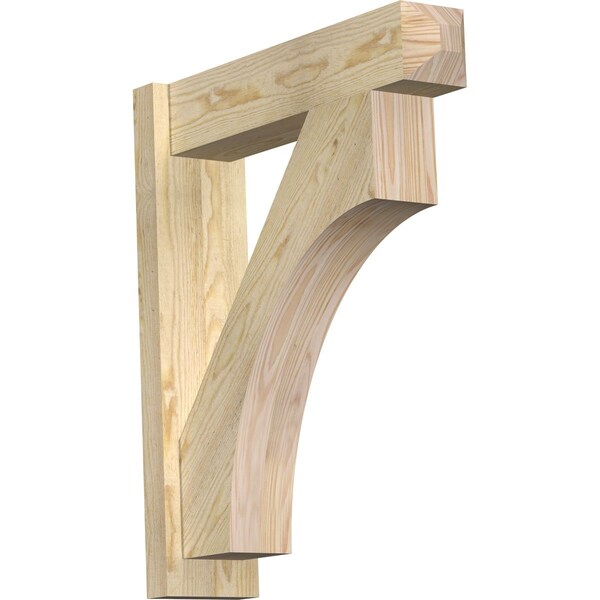 Ekena Millwork Westlake Rough Sawn Craftsman Outlooker, Douglas Fir, 6"W x 24"D x 28"H OUT06X24X28WTL04RDF - main